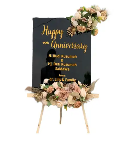 Papan Bunga Akrilik Kupen