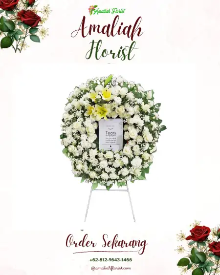 Krans Bunga Duka Kupen